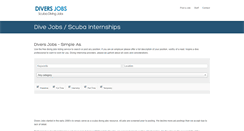 Desktop Screenshot of diversjobs.com